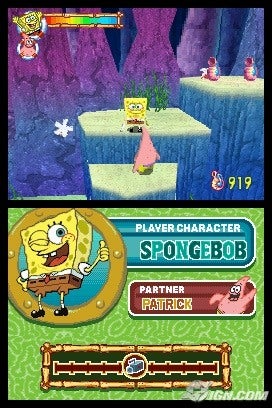 spongebob atlantis squarepantis game ds